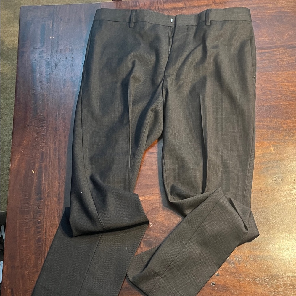 Banana Republic Men's Dress Pants - Dark Gray